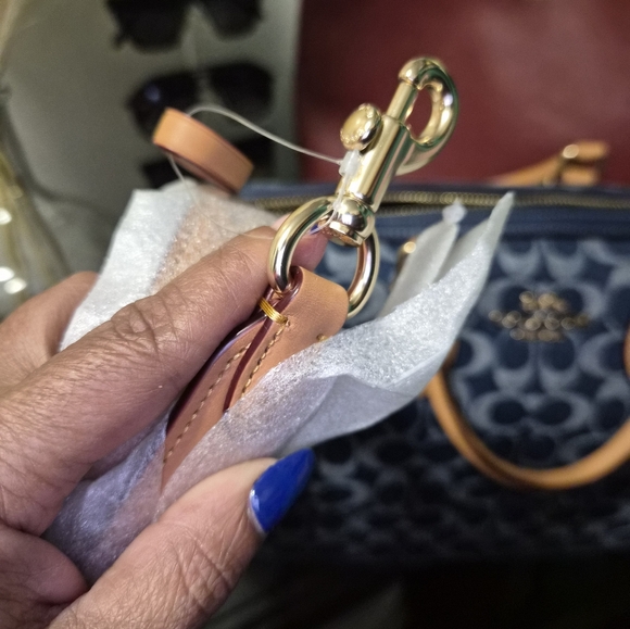 COACH LARGE DENIM ROWAN - Picture 16 of 16